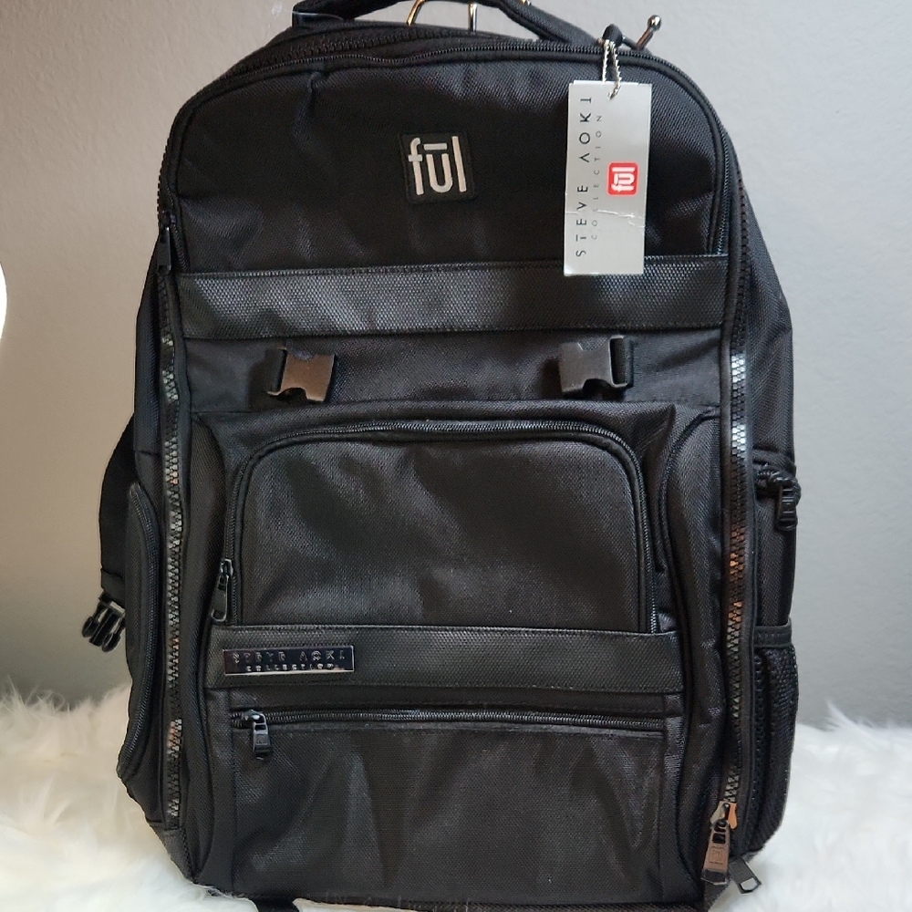 FUL Steve Aoki Collection Black Backpack